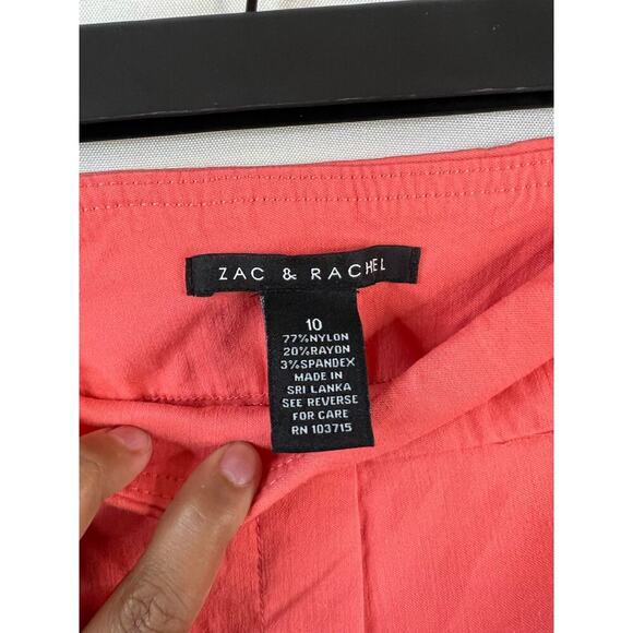 Zac and Rachel Peach Capri Pants - Women's Size 10 - Picture 3 of 3